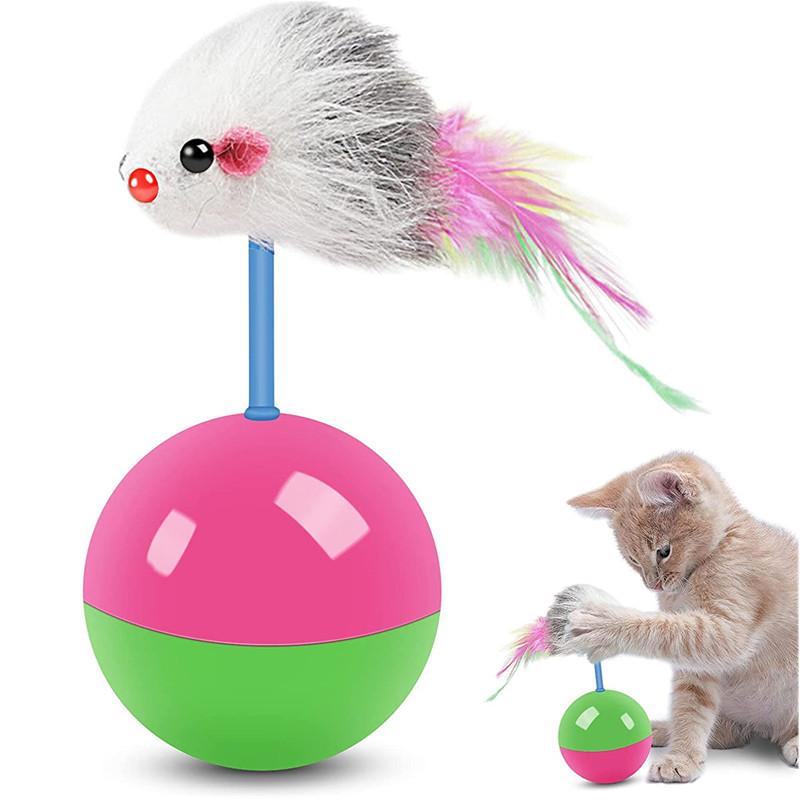 Product Introduction of New cat toys set Mouse not tumbler fun teasing cats and dogs self high toys pet supplies set of toys teasing cat toys 8