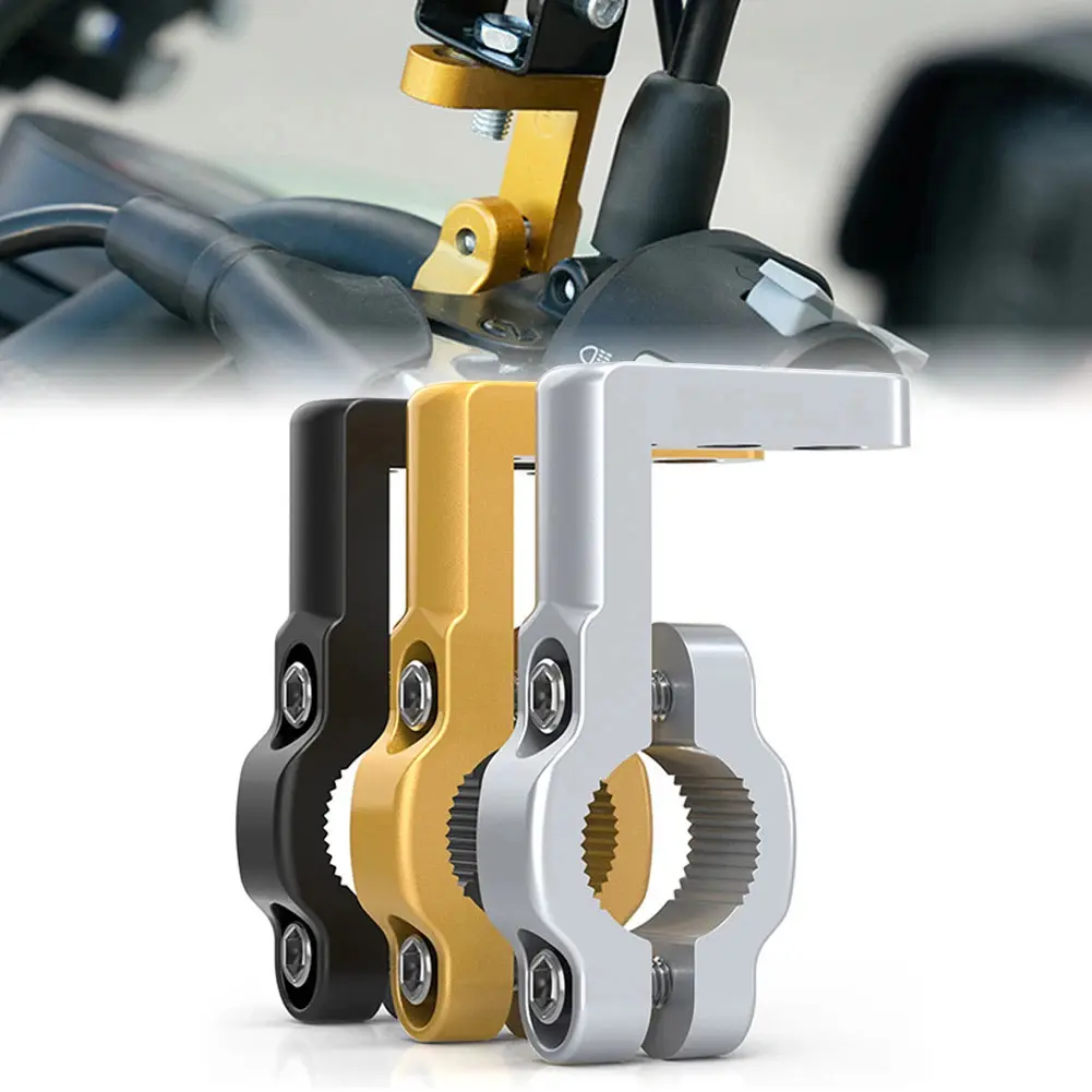 Aluminum Bracket 22mm Handlebar Bracket Broad Compatibility M10 M8 M6 Threaded Holes Expandable Mounting Options For Bikes