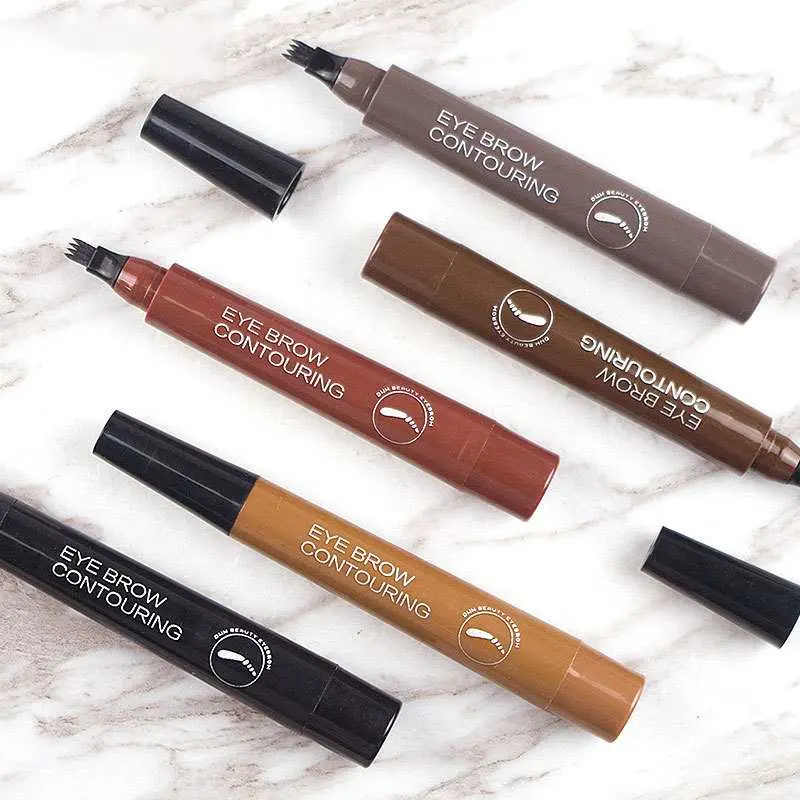 SUAKE Pensil Alis Microblading Eyebrow Tattoo Pen Waterproof - Y004 Kering Lasting 8