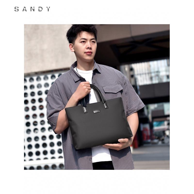 New Fashion Handheld Briefcase Simple College Student Notebook Bag Business Laptop Bag Men's Briefcase 2