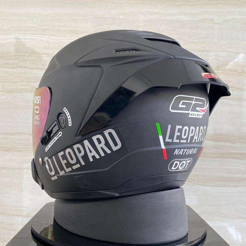 Helm G2 Optimax Motif (Paket Ganteng) Helmet Iridium 5