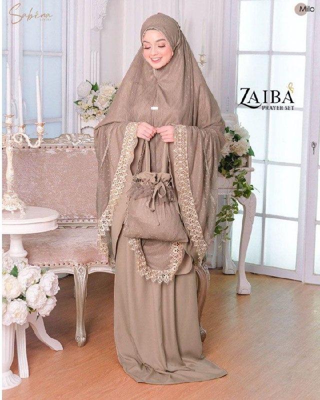 MUKENA DEWASA TERBARU SABINA ZAIBA MUKENA ORIGINAL SABINA PREMIUM MUKENA EXCLUSIVE SABINA TUTU MUKENA POTONGAN JUMBO 3
