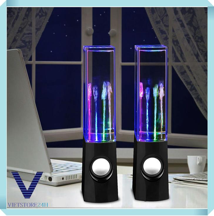 Loa Máy Tính Để Bàn Mini Led Loa Vi Tính Nghe Nhạc Phun Nước 3D Theo Điệu Nhạc Loa PC Laptop