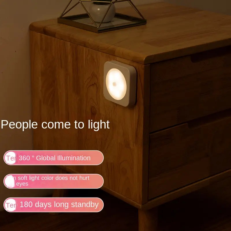 Human Body Sensor Cabinet Light Corridor Bedroom Dormitory Aisle Sensor Night Light Magnetic LED Wardrobe Light Sensor Light