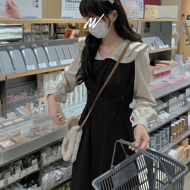 Product Introduction of Autumn Dress Women's New Style Women's Long Dress Small French Doll Neck Long Sleeve Skirt Small Design 12