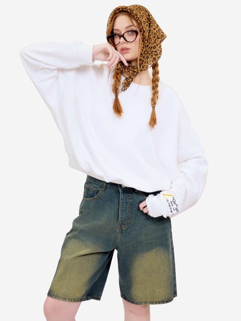 Product Introduction of Áo sweater boxy unisex ZGO chất vải nỉ chân cua dày dặn form rộng unisex phong cách Ulzzang 61SWEATER Women Hoodie Top 5