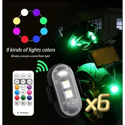 IJDMTOY 48W 4-Output RGB Wireless Remote Control Kit With Strobe - For Car LED Lighting