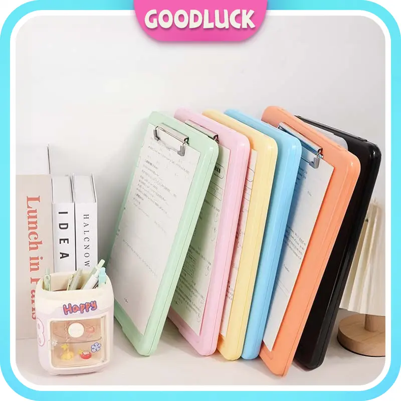 Clipboard + Storage Alas Papan Ujian / Papan Jalan 2in1 / Clipboard 2 in 1 / Clip Board A4 0