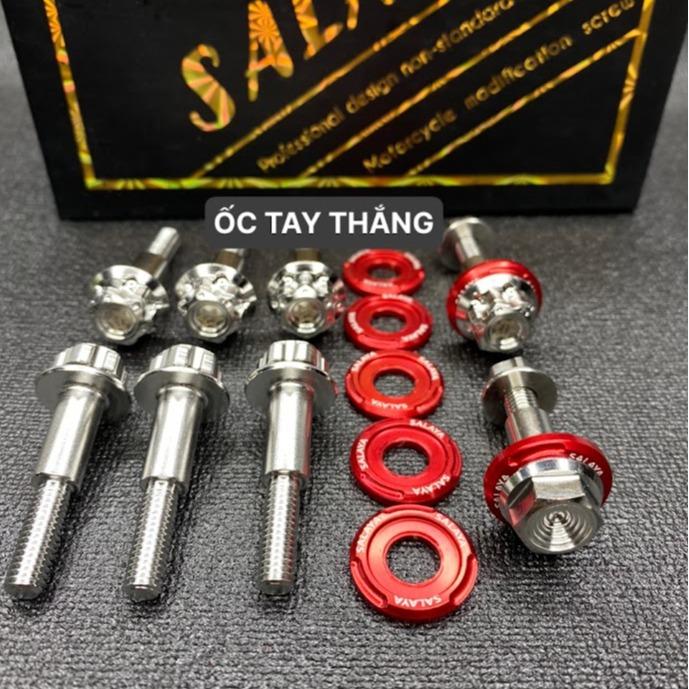 ỐC TAY THẮNG ĐĨA SALAYA INOX 304 (WAVE, DREAM, EX,) Phụ Kiện Phụ Tùng