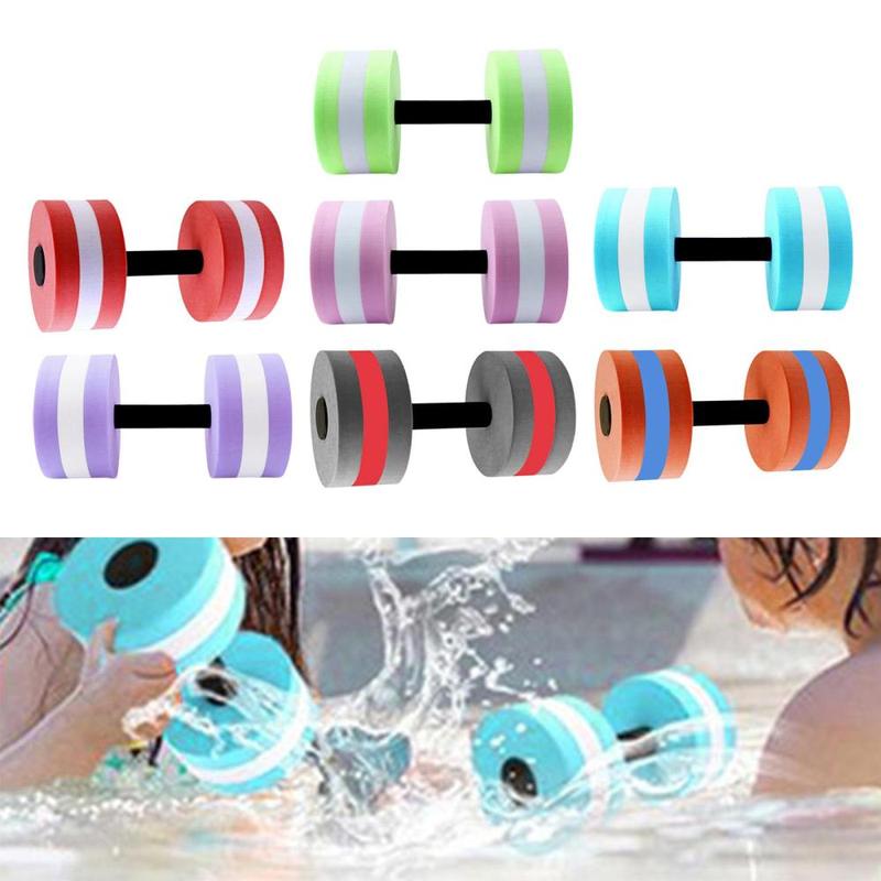 Aquatic Dumbbell EVA Water Floating Dumbbells Aquatic Barbell Float Hand Bar 3