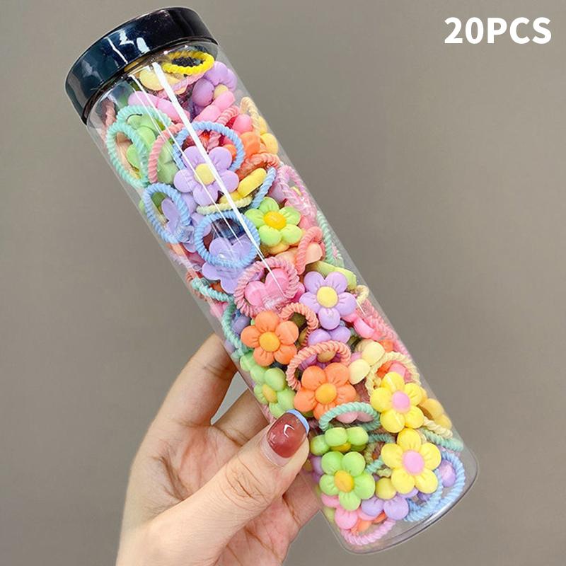 Product Introduction of Aksesori rambut kanak-kanak, gelang getah elastik kartun, kepala bayi, tali kulit, bunga kecil, hiasan kepala gadis comel, tidak akan menyakiti rambut 32