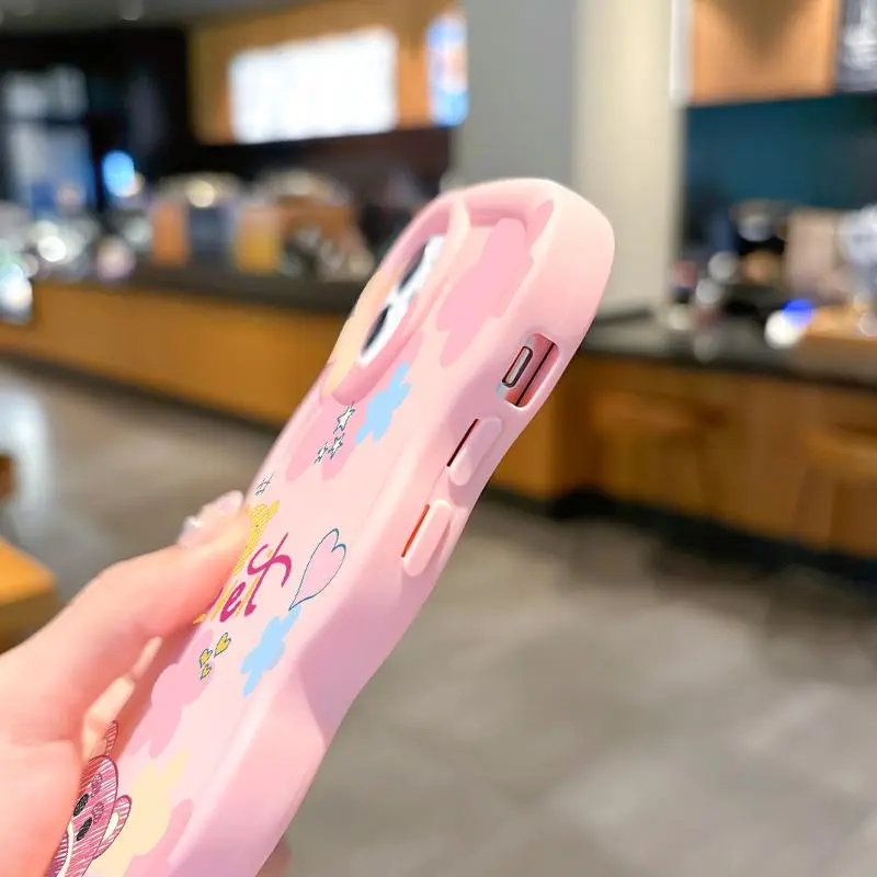 Casing Hp Tecno Pop 8 SPARK 10 PRO SPARK 20 PRO PLUS Spark 20 Spark 20C Spark Go 2024 Casing Girly Strawberry Bear Soft Bumper Casing Terbaru Ponsel Silicone 4
