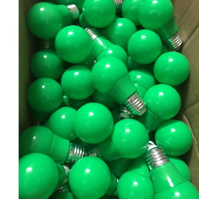 Combo 3 dây 10m 20 đui kèm bóng 3w trắng, 3w nắng vàng, edison, 1w chanh, 3w đa sắc (tặng thêm 3 bóng) den  led 4