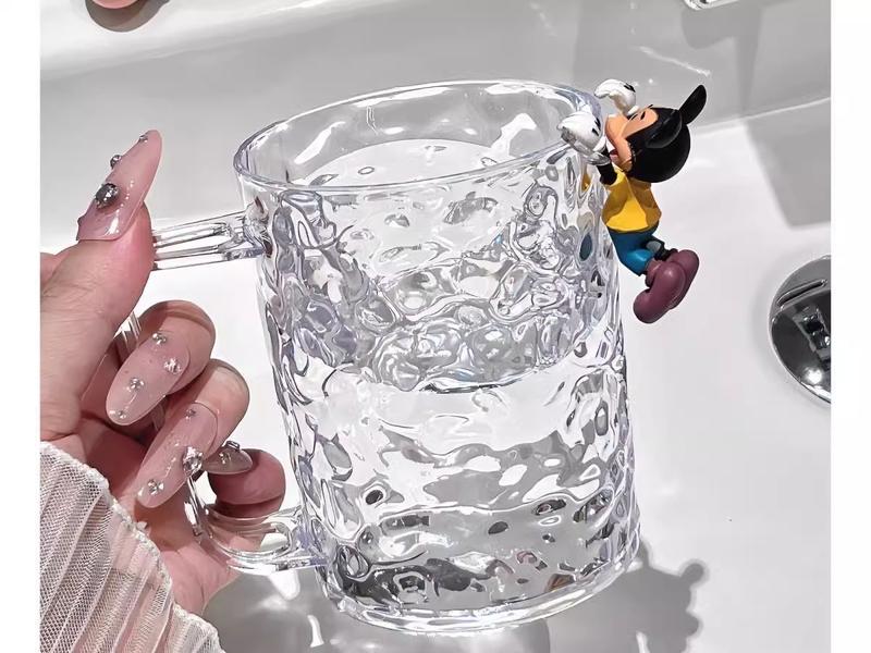 Product Introduction of Good-looking Glacier Pattern Gargle Cup Household Couple Toothbrush Mouthwash Cup Cup Tooth Mug Large Capacity Transparent Cup 18