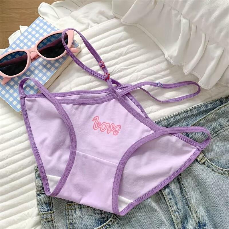 Product Introduction of blogger recommendation6 Color Cotton Panties Women Mid Waist Ladies Girl Triangle Underwear Underpants Female Briefs Comfortable Ventilation Size M L XL Womenswear Innerwear Print 9