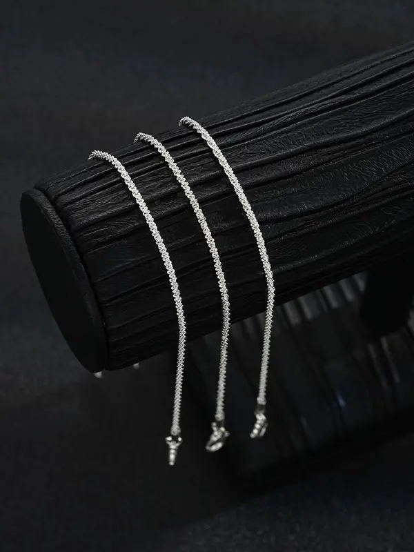 Women's Elegant Minimalist Glittering Anklets, 3 Counts Fashionable Chain Ankles for Women & Girls, Trendy  Exquisite Body Jewelry As Birthday Gift 2