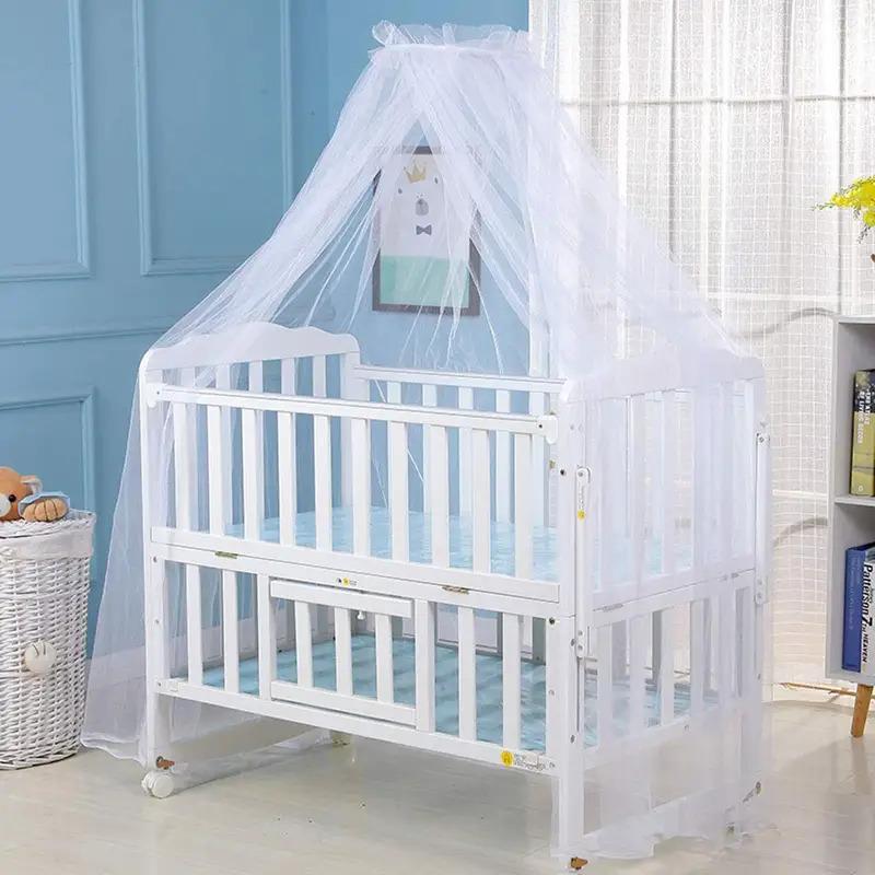 Baby Canopy Infant Toddler Bed Dome Cot Mosquito Netting Hanging Bed Net Mosquito Bar Frame PalaceStyle Crib Bedding Accessories 2