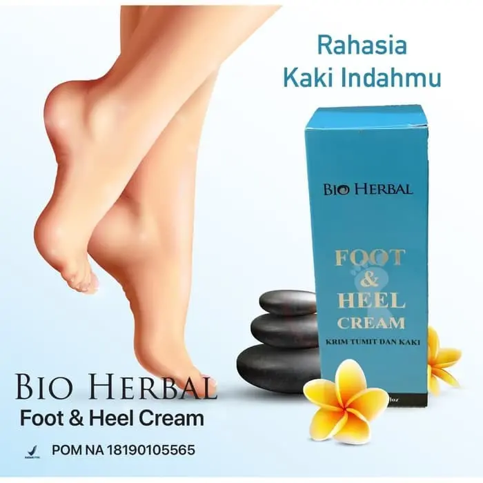 Krim Penghalus Tumit Kaki Pecah Dan Kering Bio Herbal Foot and Heel Cream 5