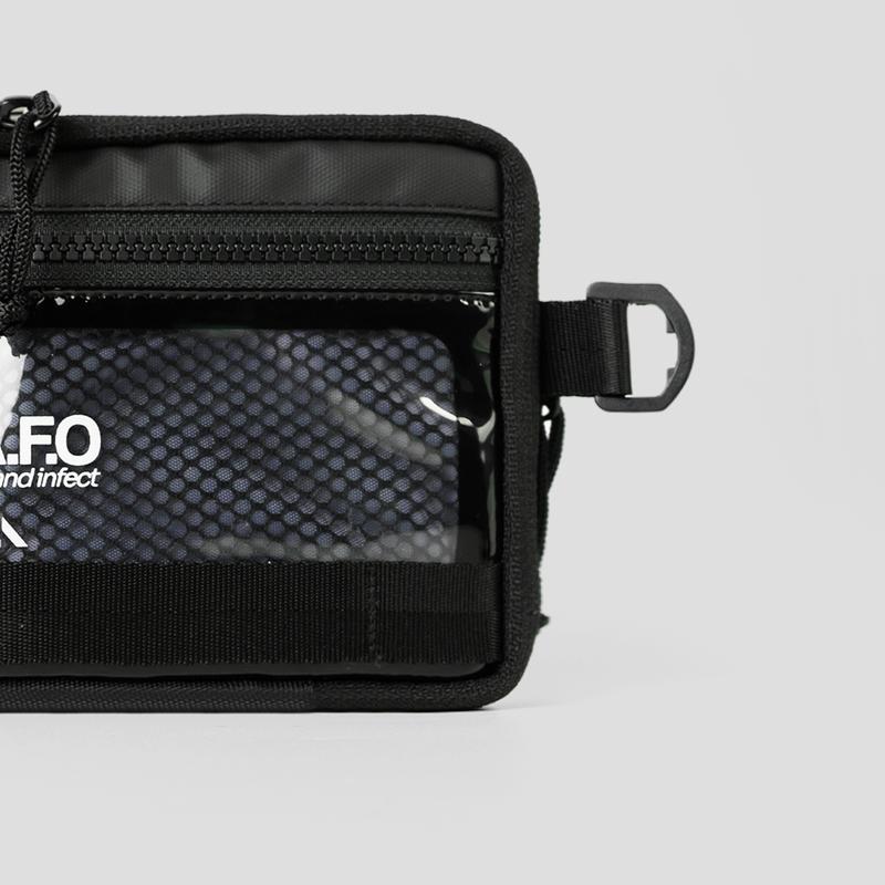 Sidekick Project Handbag Pria CAFO Morphogenesis - Clutch Warna Hitam 3