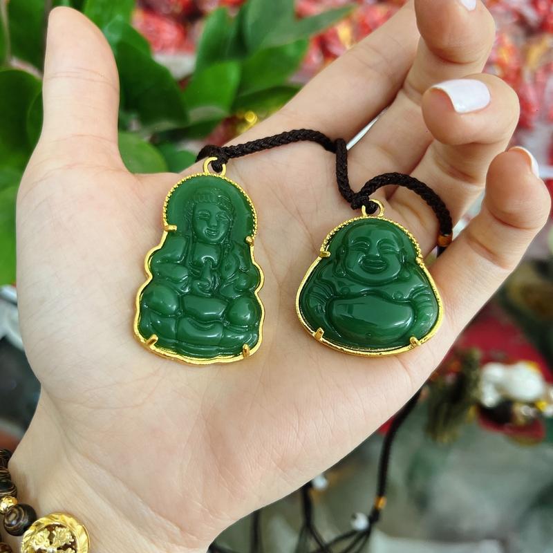  Dây chuyền mặt Phật Di Lặc Quan Âm 