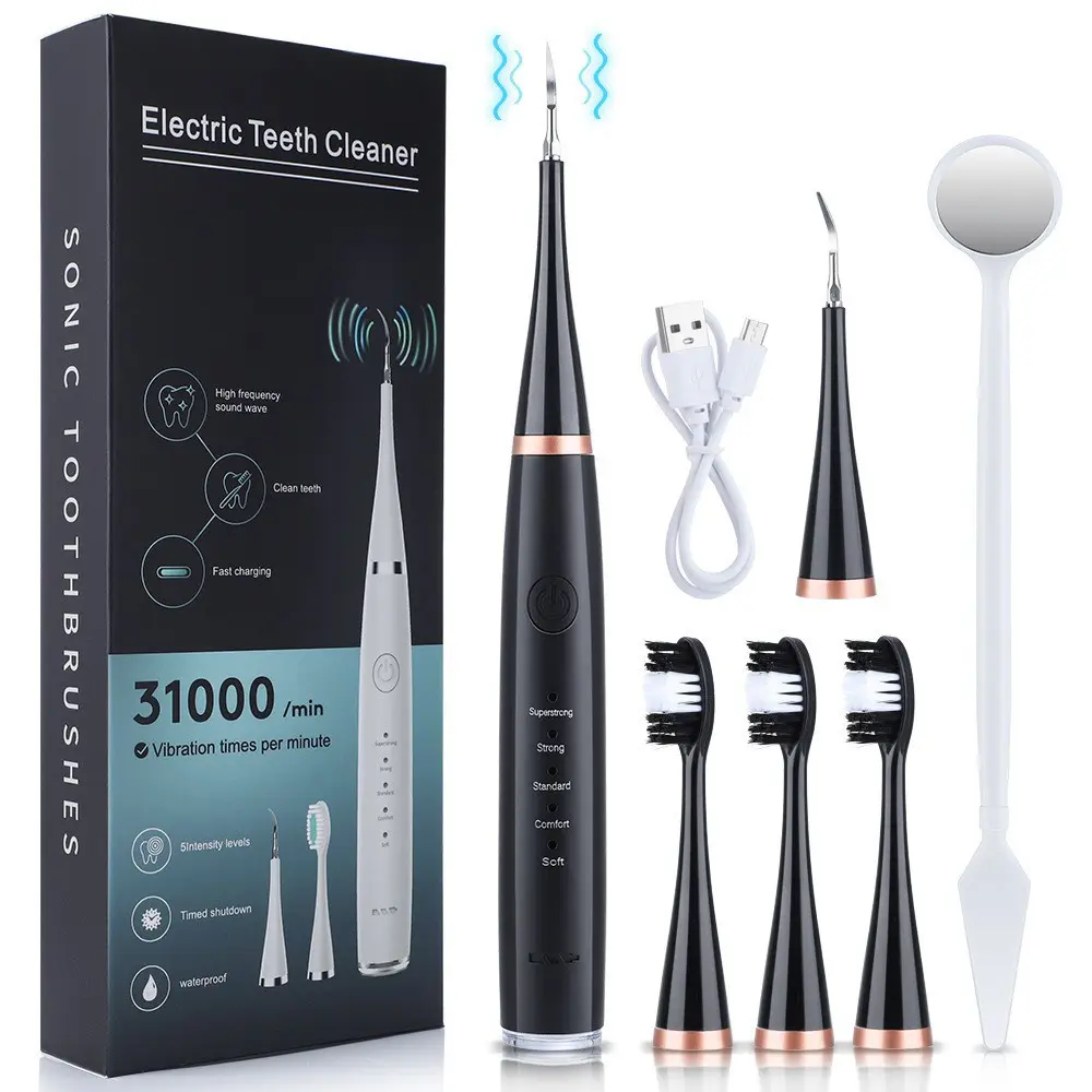 【Bán chạy】Máy lấy cao răng tại nhà Gumcare Wireless Toothbrush,máy 2 in 1 lấy vôi răng kèm đánh răng sạc đế không dây Máy Tăm Nước