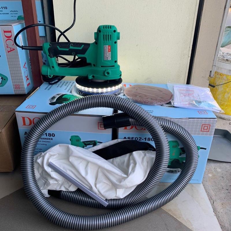 MÁY CHÀ BỘT MỊN TƯỜNG DCA 750W - 360 ĐỘ KHÔNG GÓC CHẾT - CÓ ĐÈN LED ĐƯỜNG DẪN ĐÔI - HÀNG CHÍNH HÃNG - ASF02-180