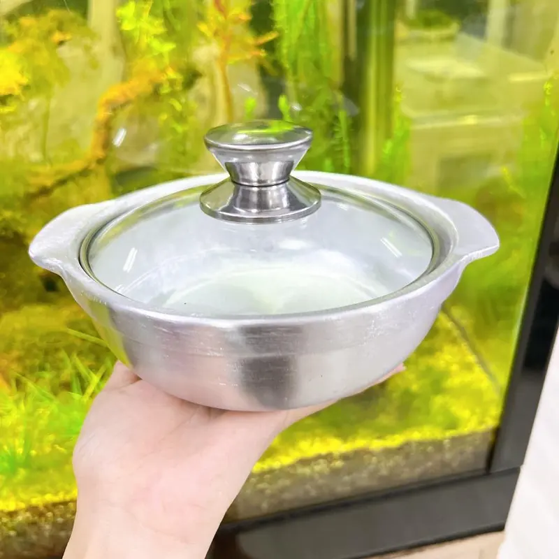 Thố gang NẮP KÍNH kho quẹt, kho cá, nấu cơm niêu, tiện lợi đẹp mắt ngon miệng - Nồi gang nắp kínhthoso 8
