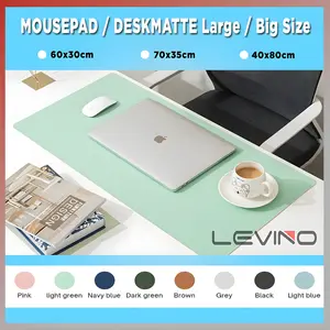 LEVINO Macaron Mousepad Big Size XXL Deskmat For Computer Alas Meja Mouspad Komputer - PU Waterproof Mousepad