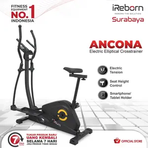 Sepeda Statis Elliptical iReborn Ancona - Alat Fitness Gym Olahraga Rumahan