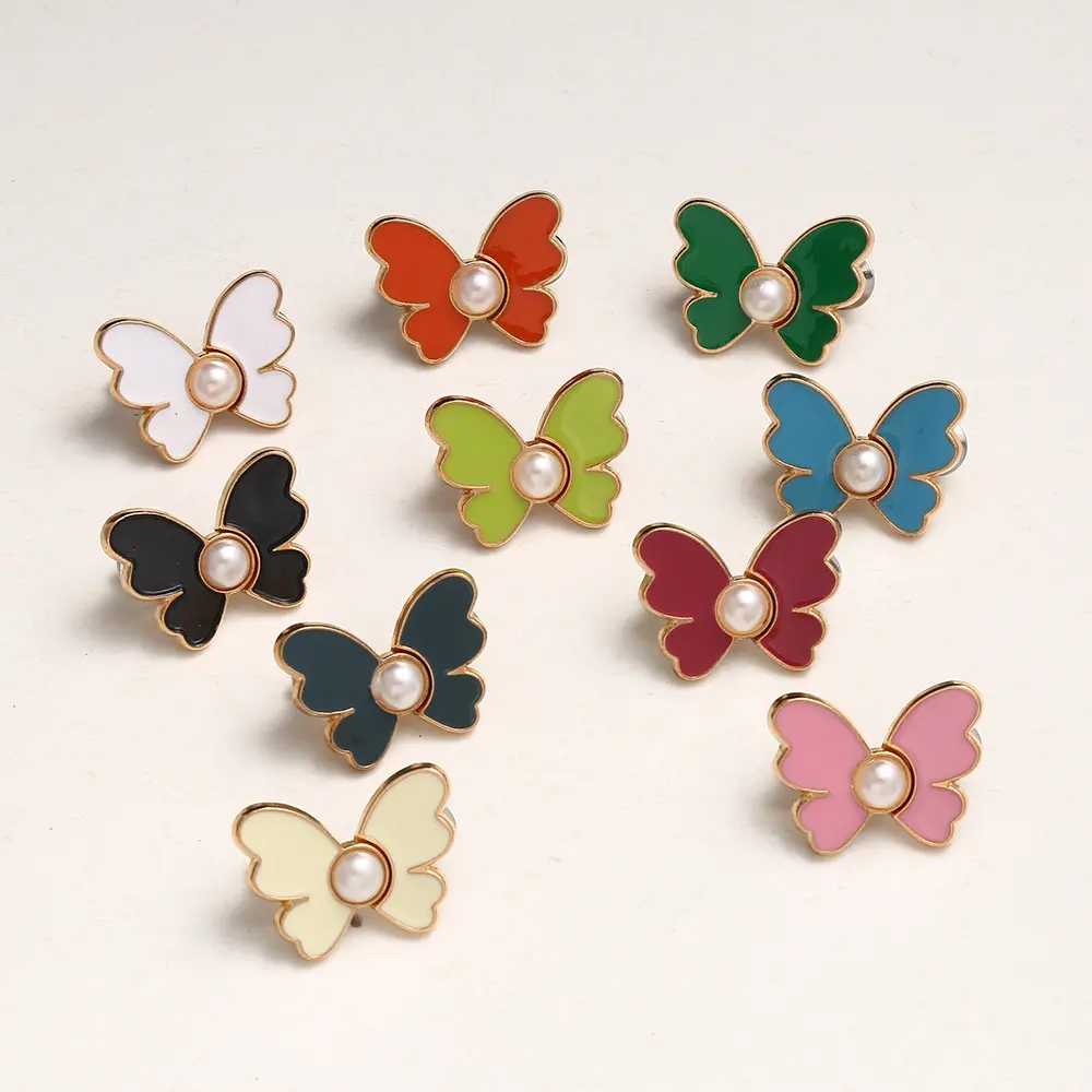 Butterfly Waist Cinch Clips, Detachable No-Sew Waist Tightener, Adjustable Button for Jeans and Pants, Waist Reduction Tool