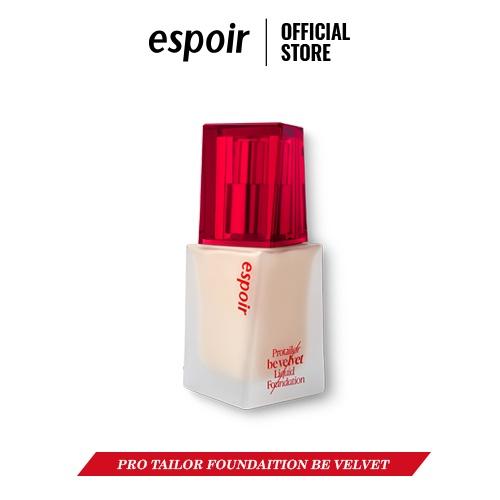 Kem Nền Siêu Che Phủ Espoir Pro Tailor Foundation Be Velvet SPF22 PA++ #VANILLA 