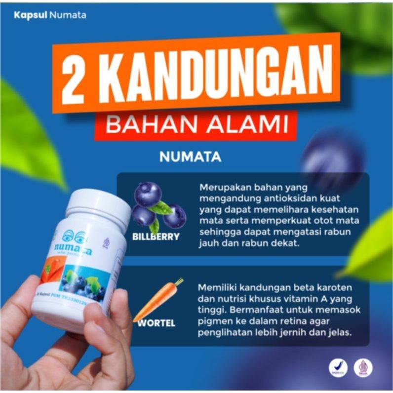 Numata Suplemen Mata BPOM & HALAL untuk Penglihatan Jernih dan Sehat Setiap Hari 2