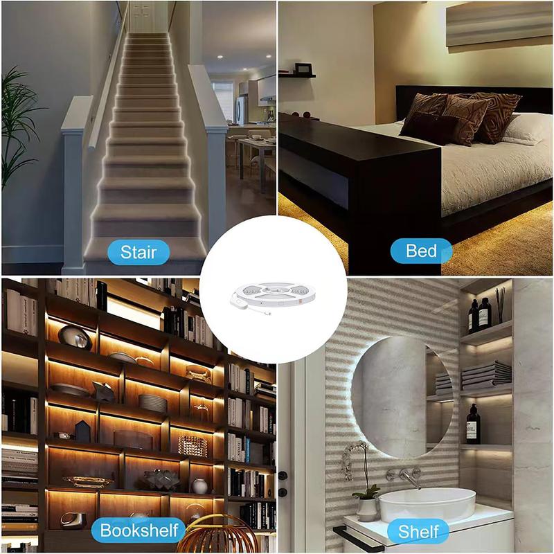USB Powered LED Strip Light, 5V Strip Rope Light, Flexible Cuttable LED Strip Light for Bedroom Kitchen Cabinet Wardrobe TV Party Decor 7