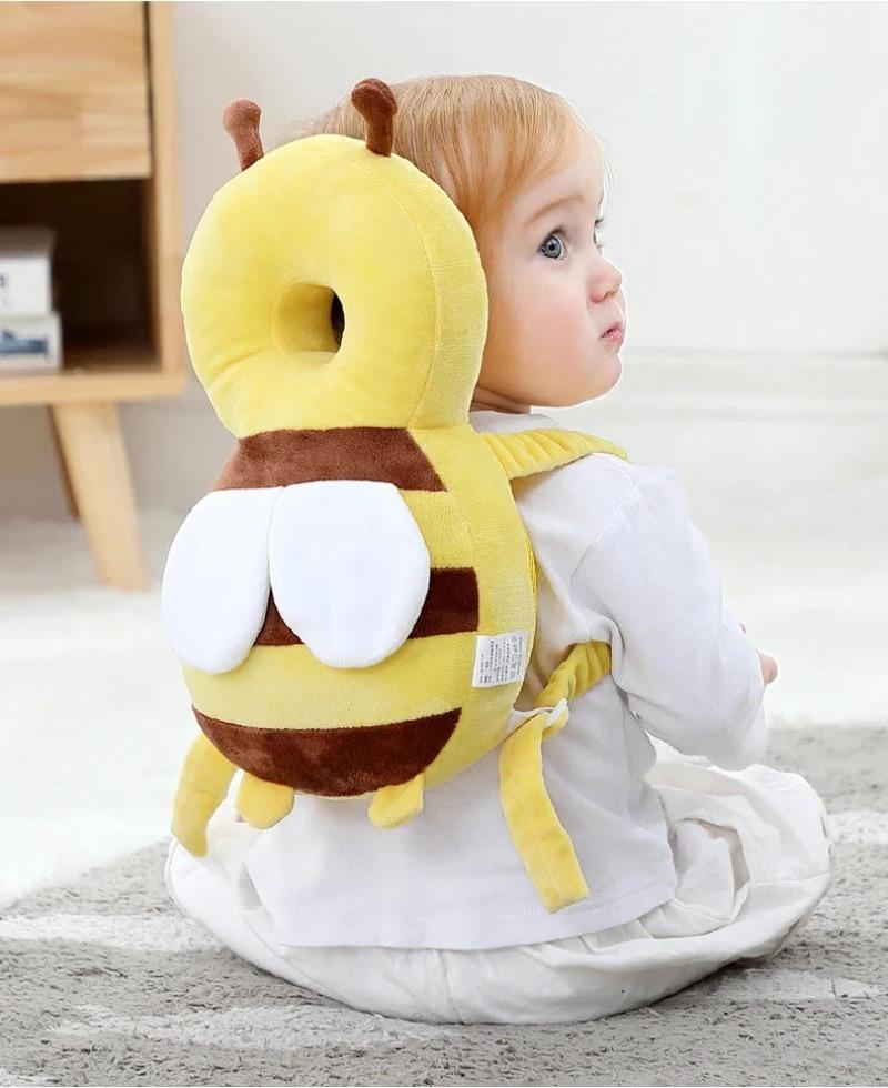 Product Introduction of Head Back Protector Baby Protect Pillow Learn Walk Headgear Prevent Injured Safety Pad  prevention Fall Cartoon Bee Kids Pillows 7