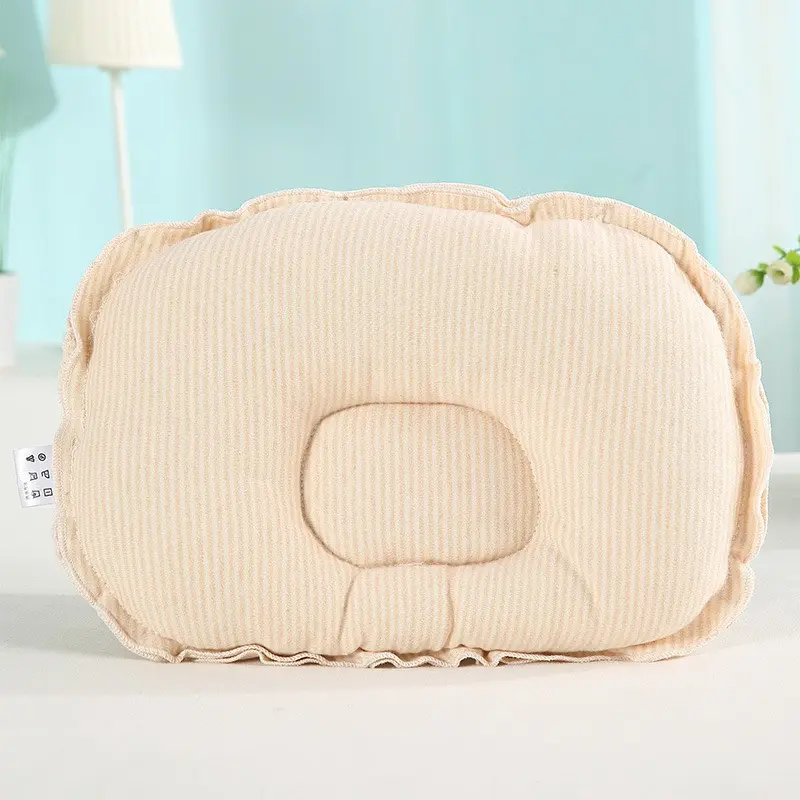 Gối Ngủ, Gối lõm chống méo đầu hình sư tử cho bé, kích thước 19x27cm, chất liệu bông mềm mại, phù hợp cho bé sơ sinh 2