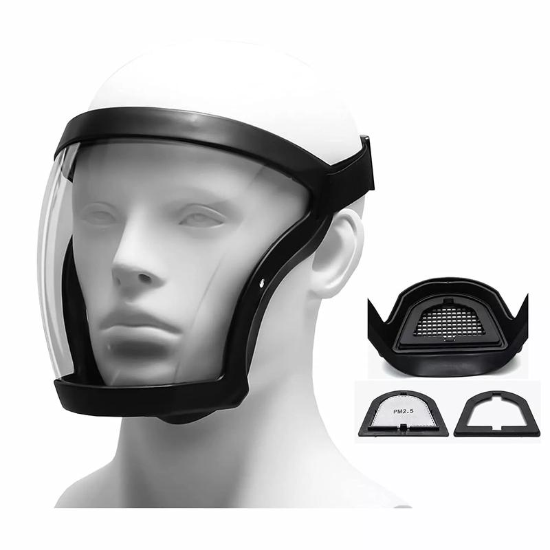 Full Face Super Protective Mask Shield Safety Transparent Head - TikTok ...