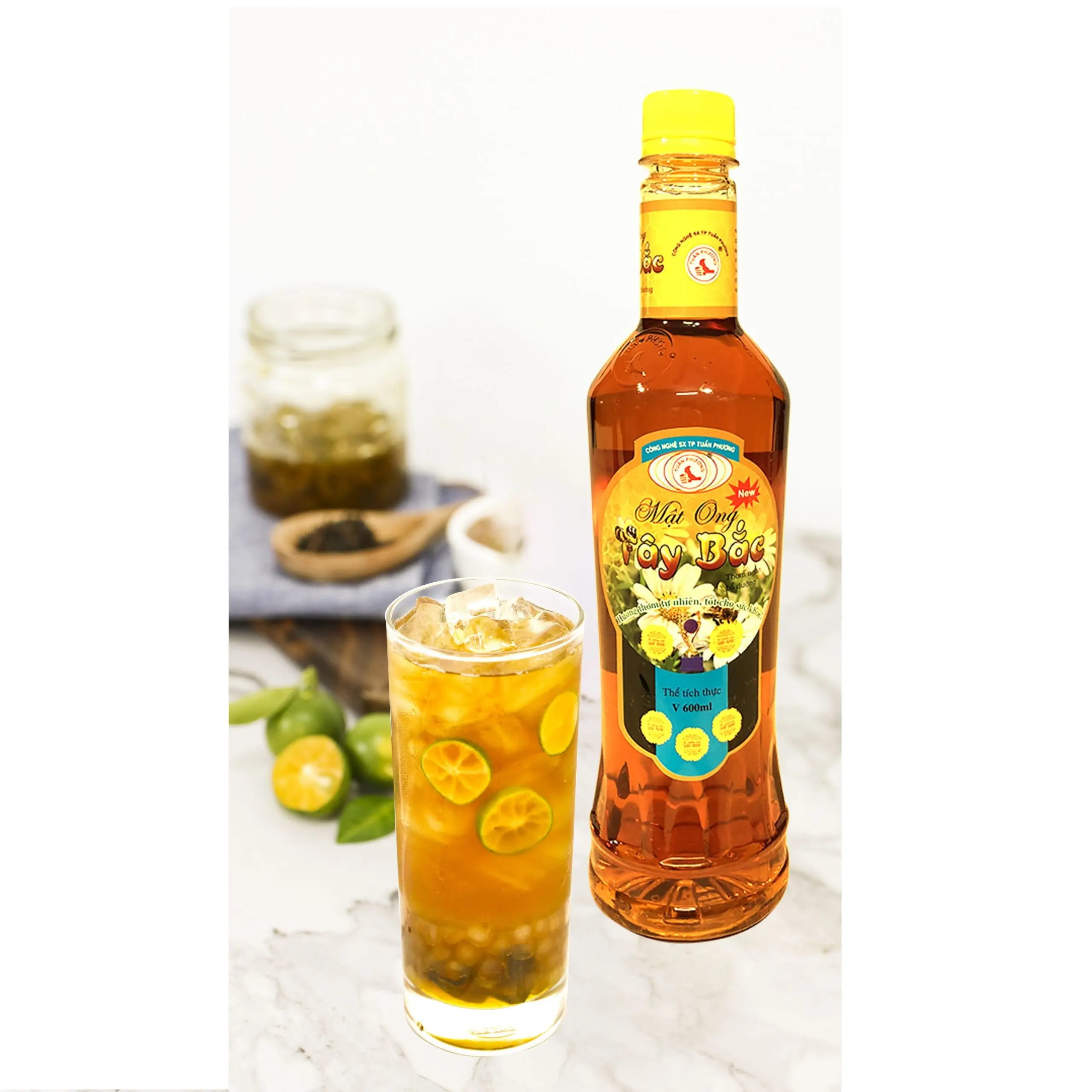 Mật ong Tây Bắc 600ml (dùng trong pha chế nấu ăn)