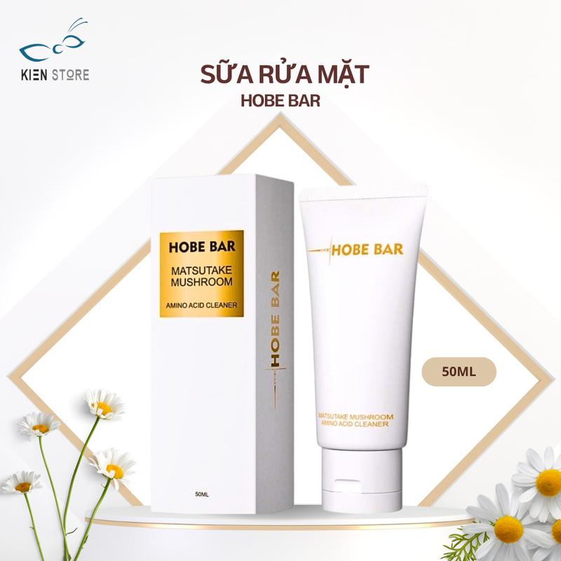 Hobe Bar - Sữa Rửa Mặt Amino Acid 50ml Dịu Nhẹ Dưỡng Ẩm Skincare Hobe Bar Matsutake Mushroom Amino Acid Cleaner