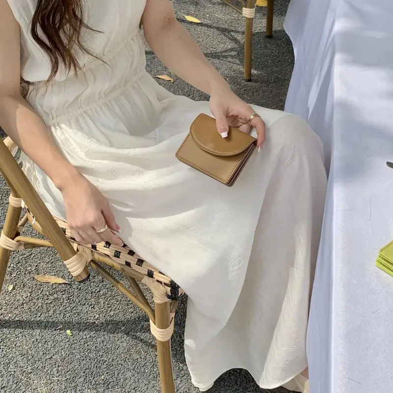 Eun Ji - Dompet Lipat Wanita Korea Kulit PU Pendek Muat Kartu Cardholder Dompet Koin Dompet Wanita 3