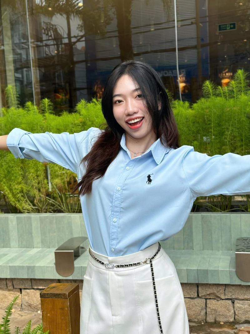 Product Introduction of Áo sơ mi nữ thiết kế kiểu dài tay thêu hình ngựa TOYOUstyle - áo sơ mi form rộng women top 23