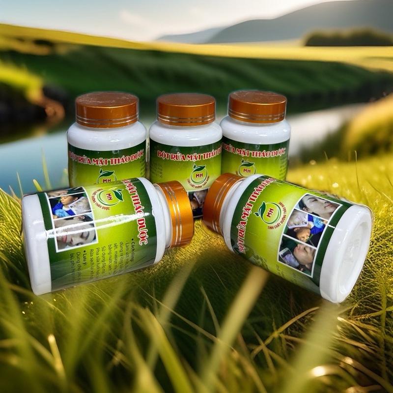  Combo 5 lọ bột rửa mặt Tất cả các loại da 