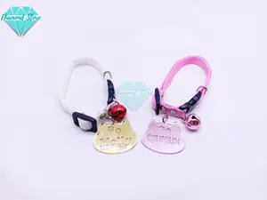 Kalung Kucing Anjing Custom Nama Motif Mirror Akrilik