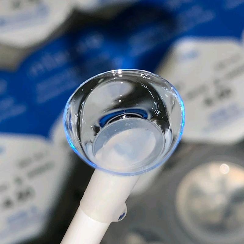 Lens Mắt Kính Áp Tròng trong suốt không màu không giãn full độ cận Giá 1 Đôi + Kèm Khay Dụng Cụ