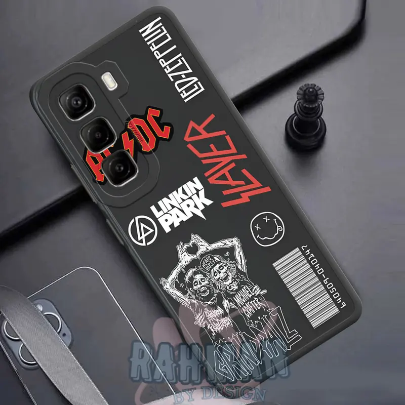 Case compatible for Infinix Hot 50 Pro Plus - 50 Pro - 50 5G - 50 4G Fashion Image Keren Casing Handphone Kasing HP Pelindung Belakang Handphone TPU -  NC08 7