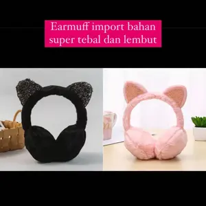 Earmuff motif kucing