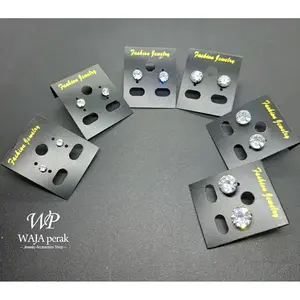 ANTING TUSUK SEPASANG PERMATA SIRCON ASLI BUKAN IMITASI MONEL WANITA DAN PRIA ANTI KARAT HALUS AWET SELAMANYA