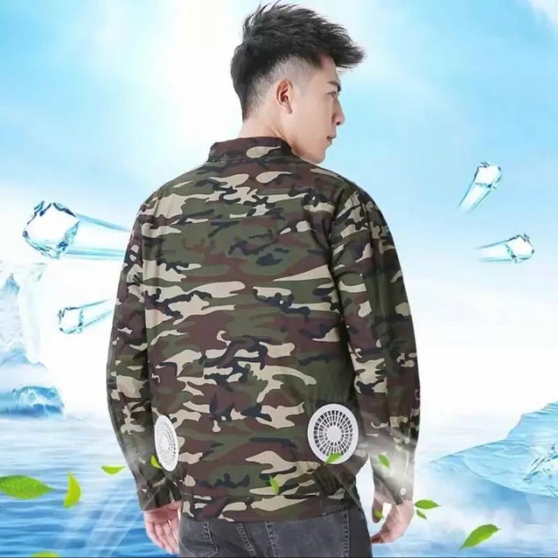 Product Introduction of (Chỉ Có Áo ) Áo Điều Hòa Làm Mát Cơ Thể Chất Kaki 6