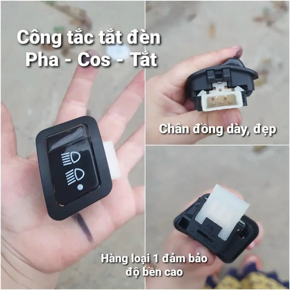 Công tắc tắt đèn cho các xe như , Vision, Lead , Wave,Future các xe không có nút tắt đèn