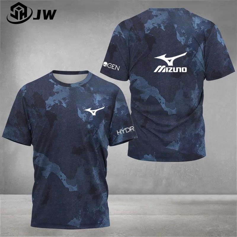 Product Introduction of Thời Trang Phong Cách Mới, Nhanh Khô, Thể Thao Ngoài Trời, Mizuno, In 3D, Cổ Tròn, ngắn Tay Áo, In Tên Và Số Tùy Chỉnh Miễn Phí Top Sport 24