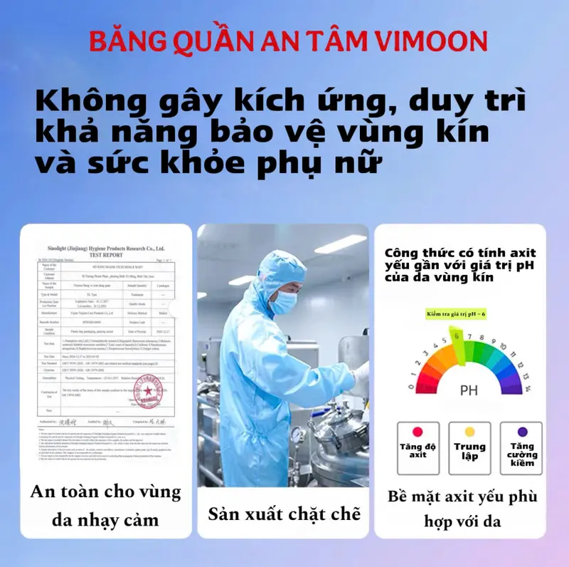 C Combo (32 miếng) Băng Vệ Sinh Dạng Quần VIMOON Mẫu Mới chống tràn, thấm hút tốt, không lộ viền dùng được cả ngày và đêm - Tampon Nữ 2